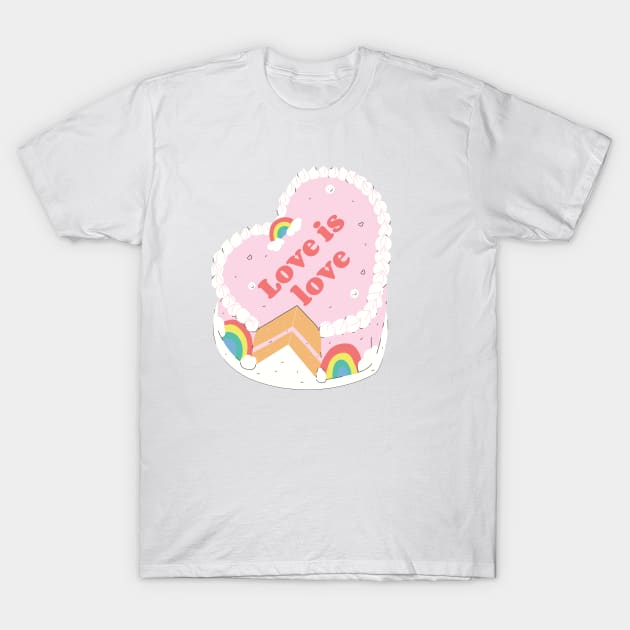 Love is love 3 T-Shirt by Celebrate your pride